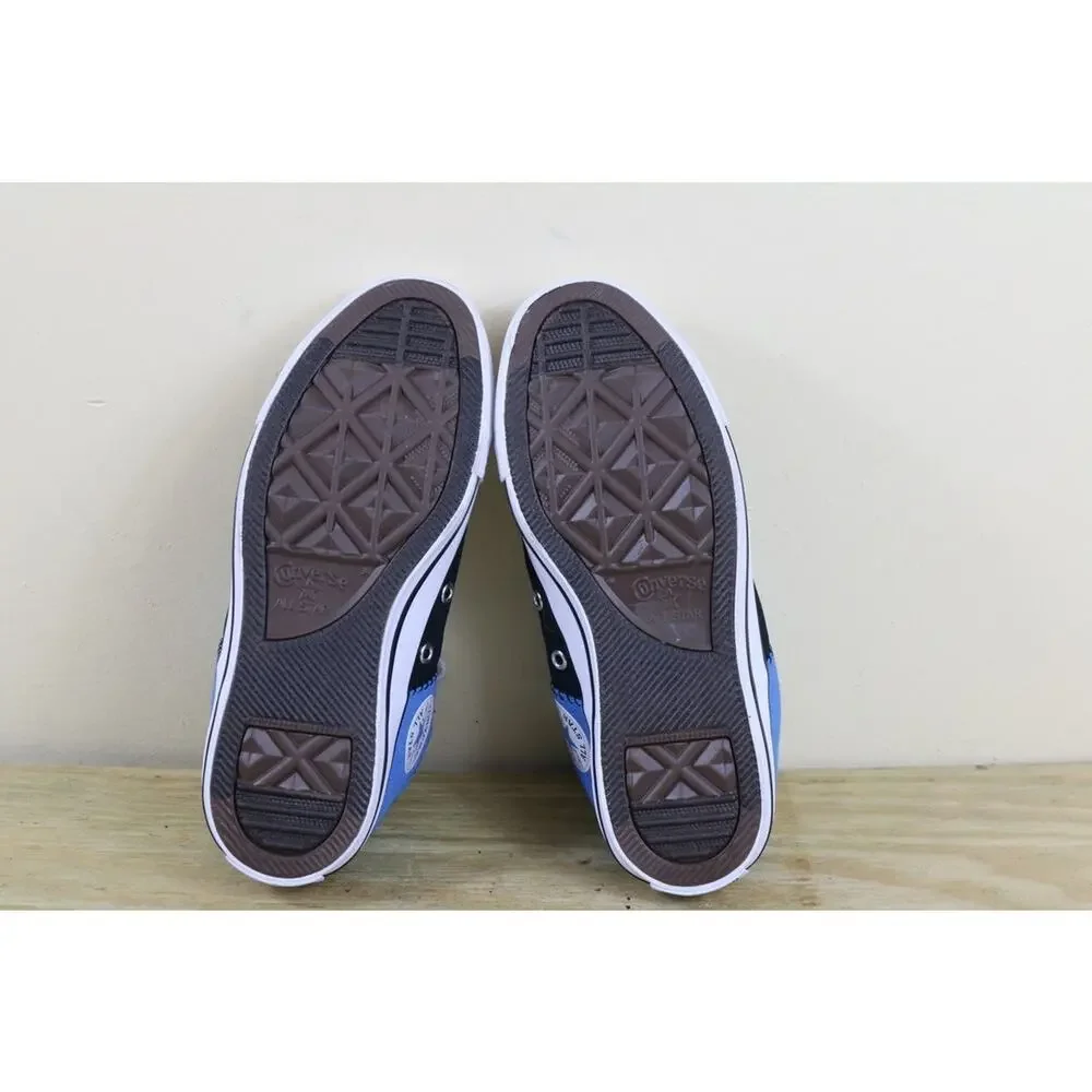 New Converse Sneakers Boys 4 Blue Black Colorblock Chuck Taylor All Star Axel